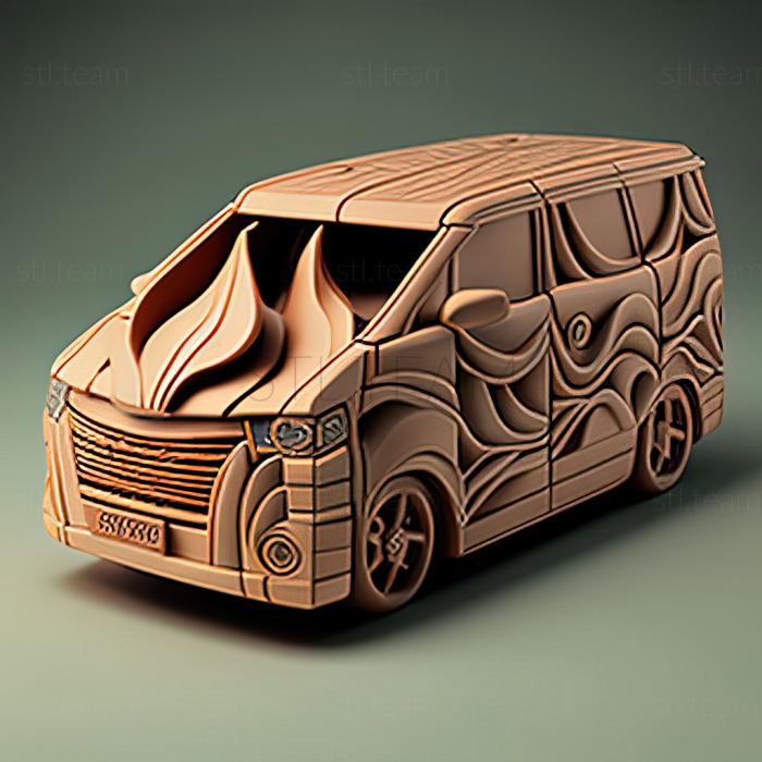 3D модель Тойота Ной (STL)